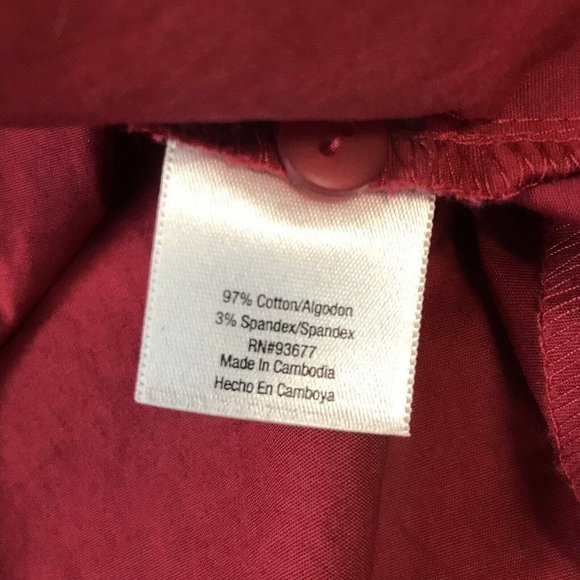 St. John's Bay Stretch Button Down Collared Shirt - Picture 4 of 4